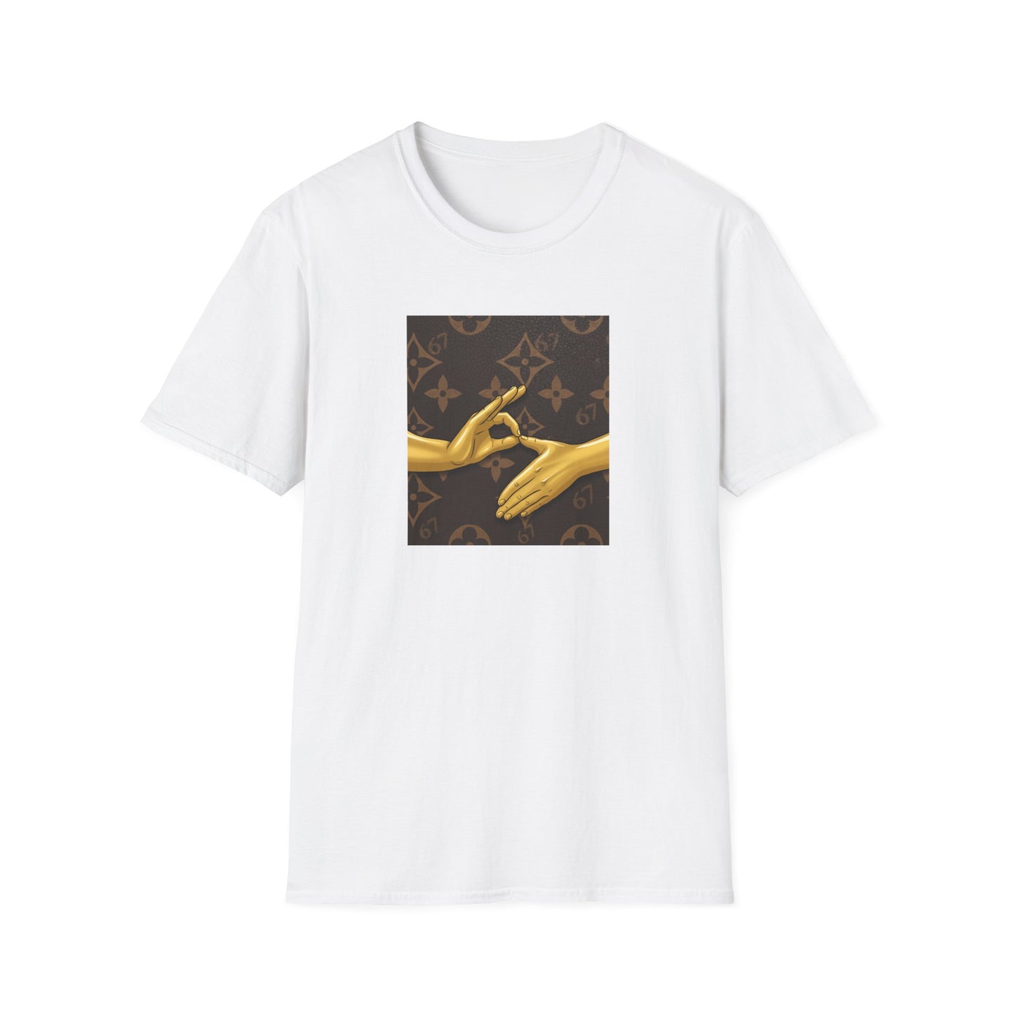 Graphic T-Shirt — Gold Hand Gesture 6 7 & IYKYK Streetwear Tee