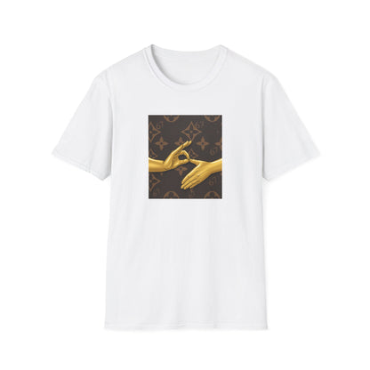 Graphic T-Shirt — Gold Hand Gesture 6 7 & IYKYK Streetwear Tee
