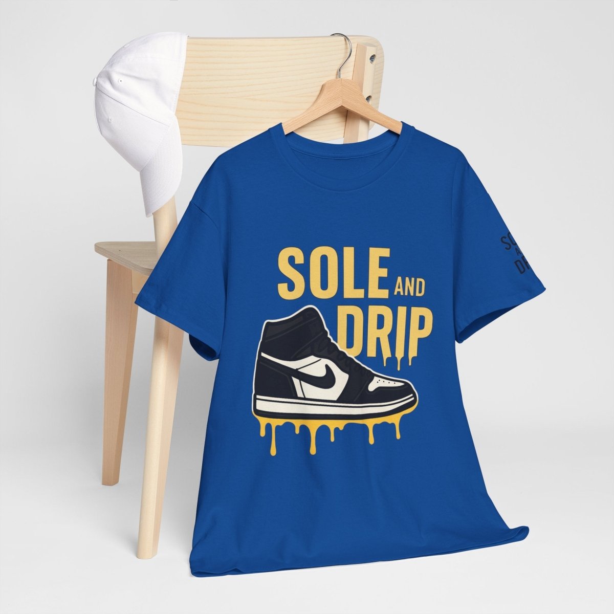 Sole and Drip Short Sleeve Tee — Sneaker Graphic Shirt with 'SOLE AND DRIP' Design - Sole & Drip