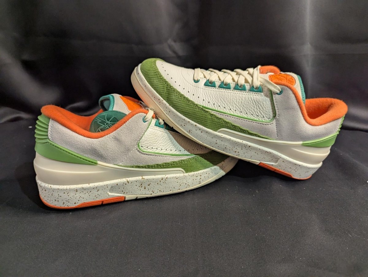 NEW DS Wmns Air Jordan 2 Low SP x TITAN "Manila" US 10.5 DV6206 - 183 Tropical - Sole & Drip