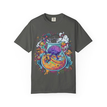 "Let Me Cook" T-Shirt — Colorful Chef Brain Illustration - Sole & Drip