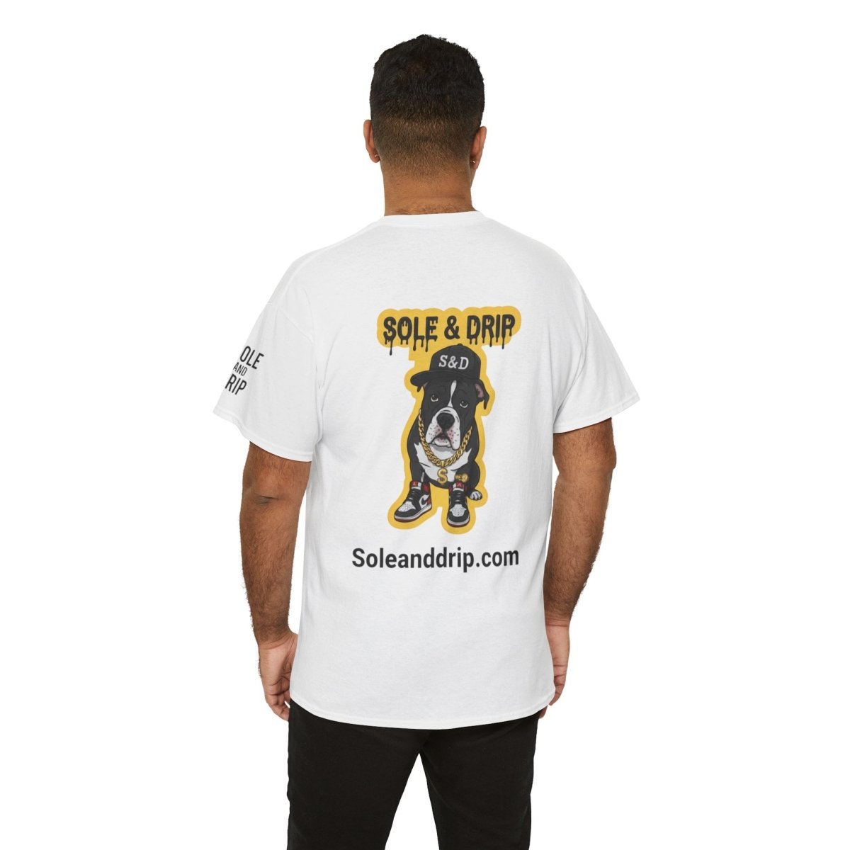 Sole and Drip Short Sleeve Tee — Sneaker Graphic Shirt with 'SOLE AND DRIP' Design - Sole & Drip