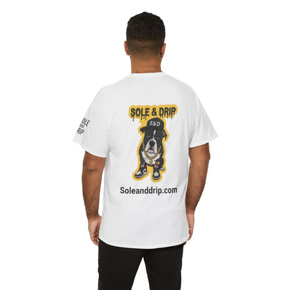 Sole and Drip Short Sleeve Tee — Sneaker Graphic Shirt with 'SOLE AND DRIP' Design - Sole & Drip