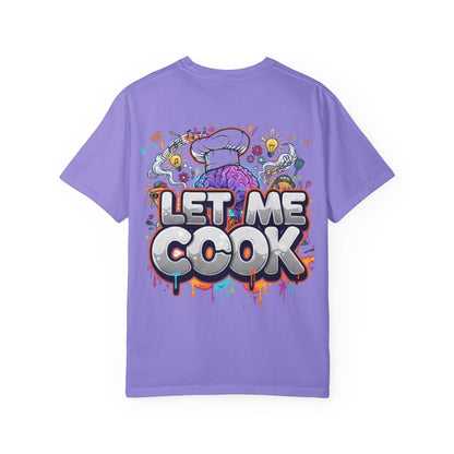 "Let Me Cook" T-Shirt — Colorful Chef Brain Illustration - Sole & Drip