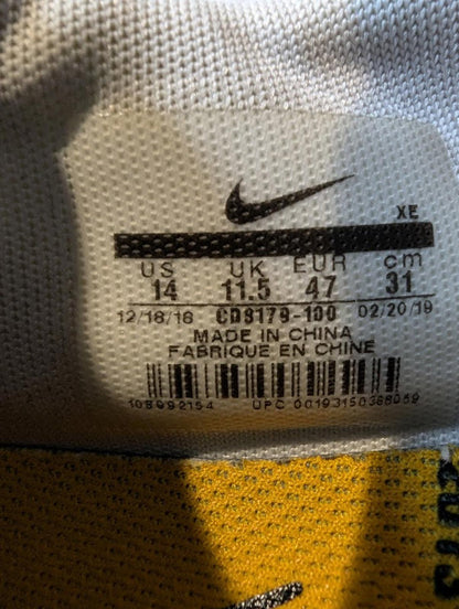 OFF-WHITE x Nike Air Zoom Terra Kiger 5 White 14W/12.5M Used ExcellentCD8179-100