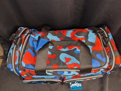NEW Cookies SF Heritage Smell Proof Duffel Bag Blue Red Black Camo Streetwear - Sole & Drip