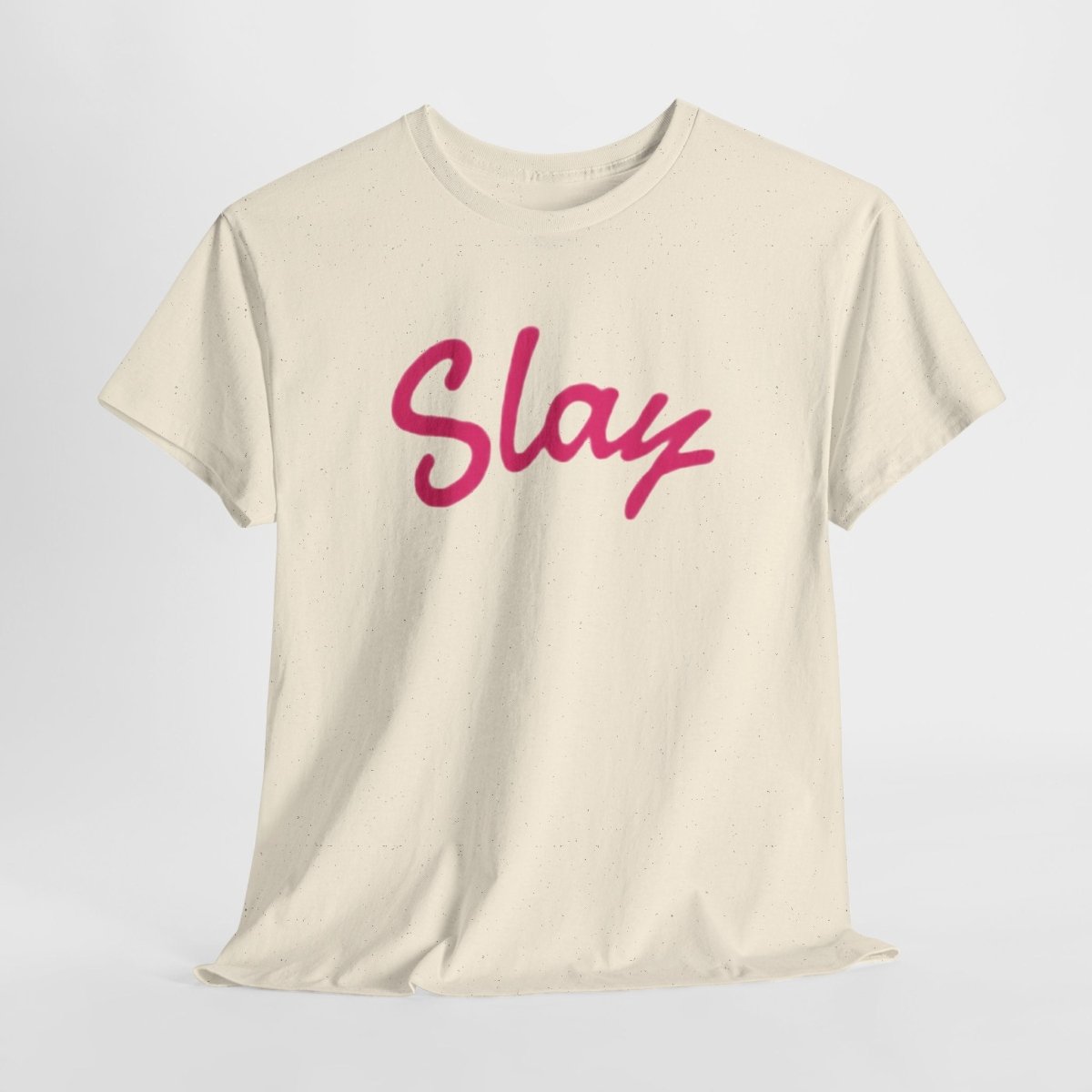 Slay Script T‑Shirt — Pink Script Graphic Tee for Trendy Women & Girls - Sole & Drip