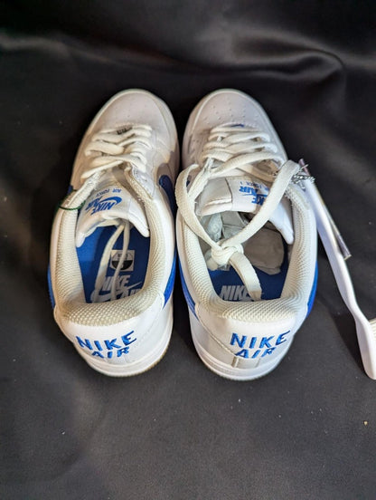 NEW NIB Nike AF1 Low Retro "Color of the Month" Royal Blue 7.5 DJ3911 - 101 - Sole & Drip