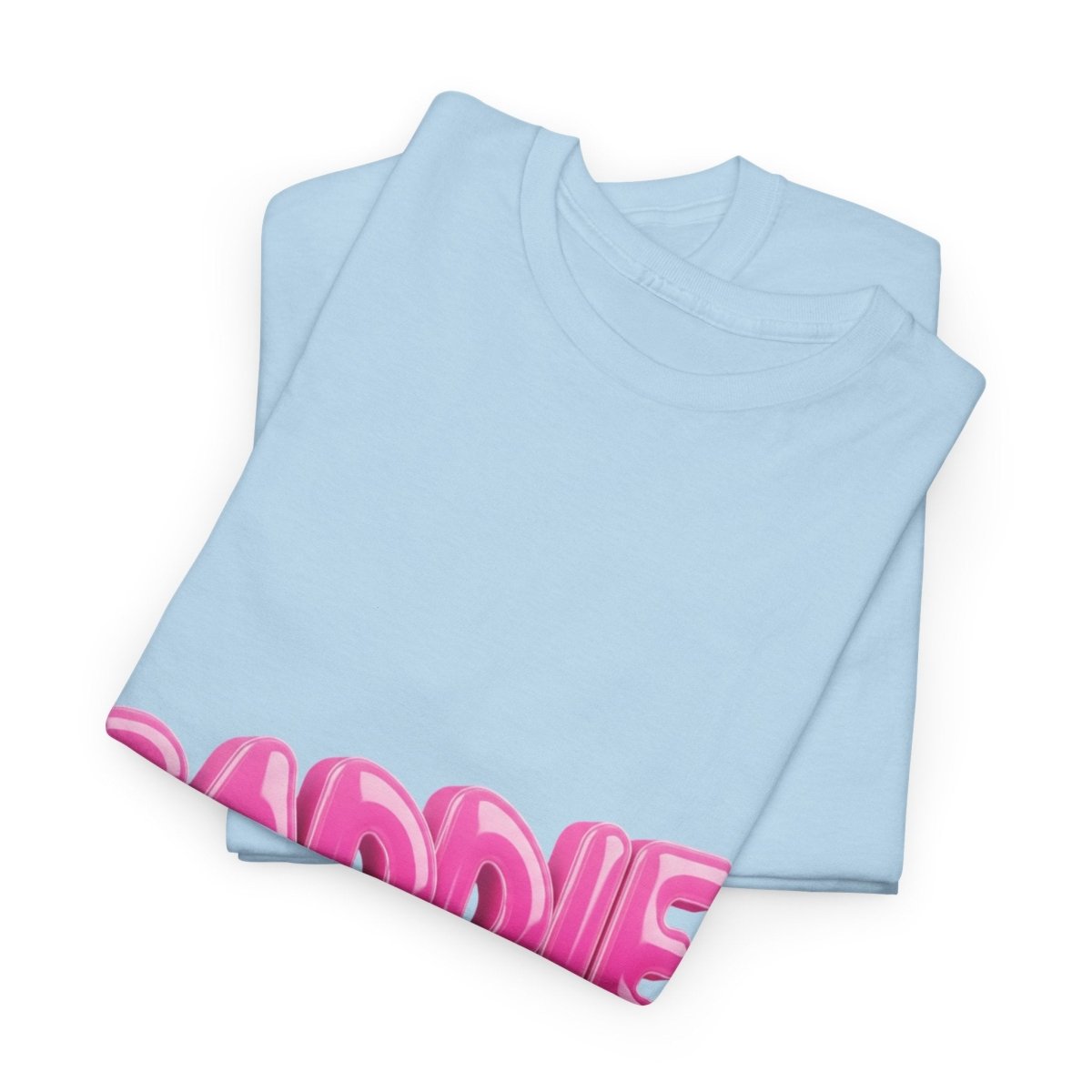 Baddie Pink Bubble Text Tee - Trendy Graphic T-Shirt - Sole & Drip