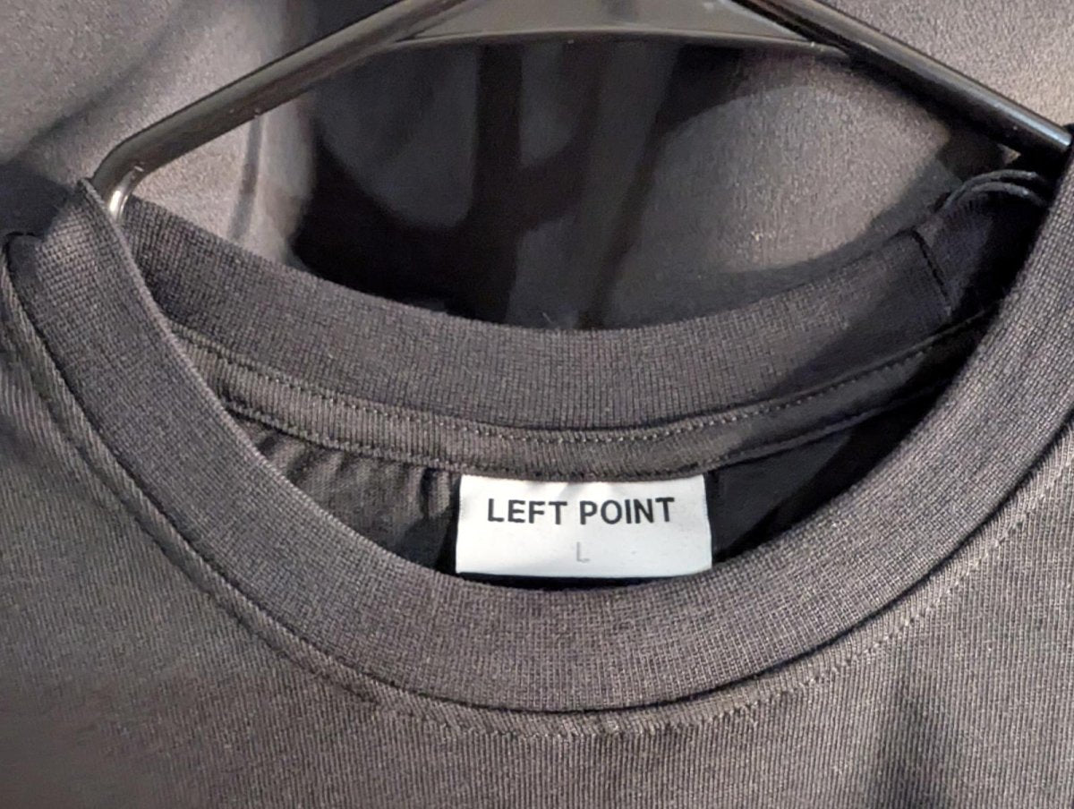 NWT LEFT POINT "Made You Smile" Graffiti Drip T-Shirt Black Neon Large Street - Sole & Drip