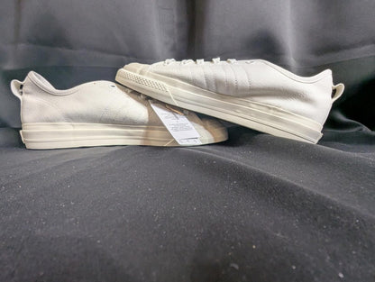 NEW NIB Adidas Nizza RF "Triple White" Canvas Retro Size 8.5 EF1883 Clean Look - Sole & Drip