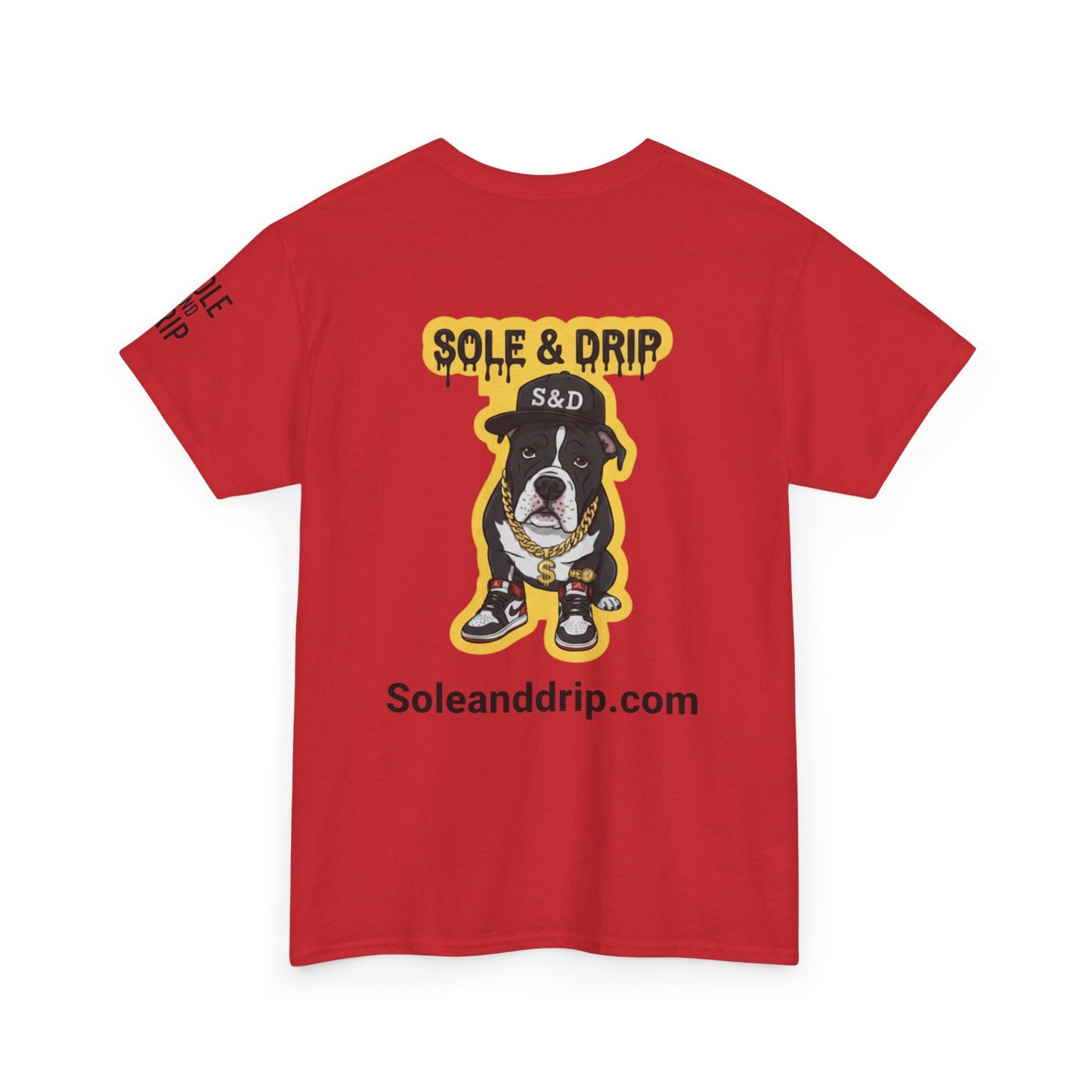 Sole and Drip Short Sleeve Tee — Sneaker Graphic Shirt with 'SOLE AND DRIP' Design