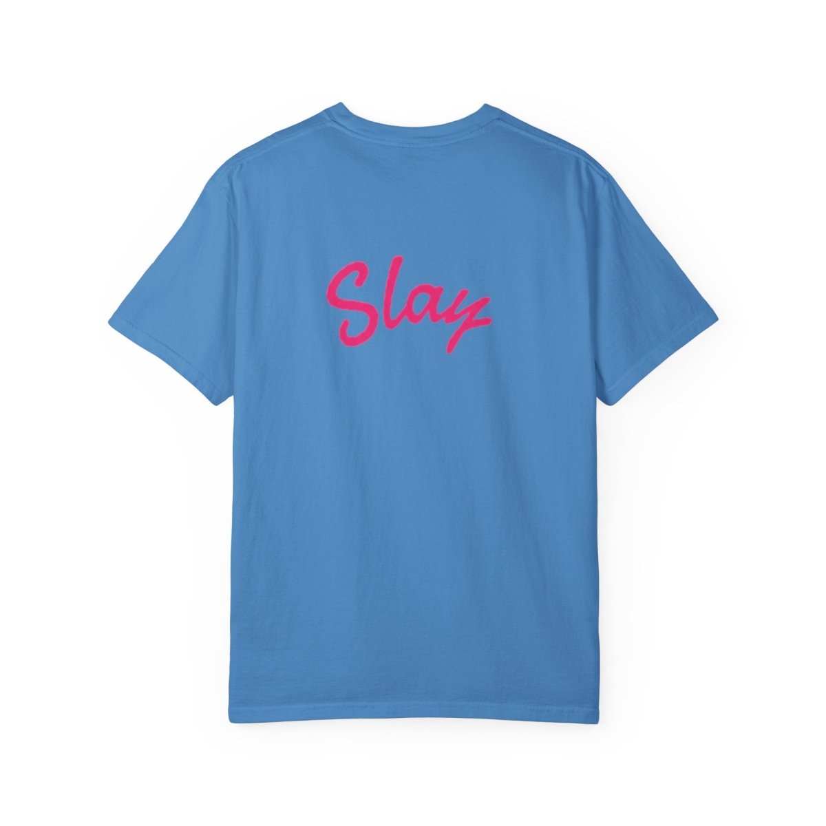 Baddie 67 T-Shirt — Pink Script "Baddie" Front & "Slay" Back - Sole & Drip