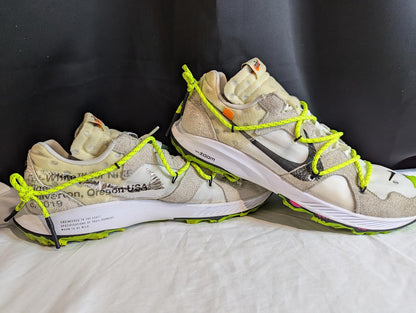 OFF-WHITE x Nike Air Zoom Terra Kiger 5 White 14W/12.5M Used ExcellentCD8179-100