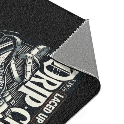 Sneakerhead 'Laced Up' Area Rug – Vintage Sneaker Graphic Floor Mat