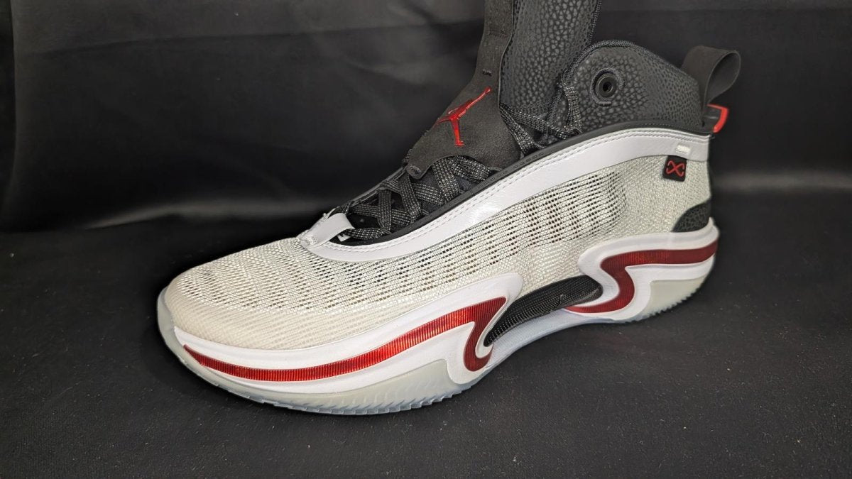 NEW Jordan 36 XXXVI 'First Light' CZ2650 - 100 White/Black Men's Size 13 - Sole & Drip