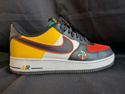 Nike Air Force 1 Low "Sunburst" Size 13 Used VGC CK9282 - 100 Multi - Color Retro - Sole & Drip