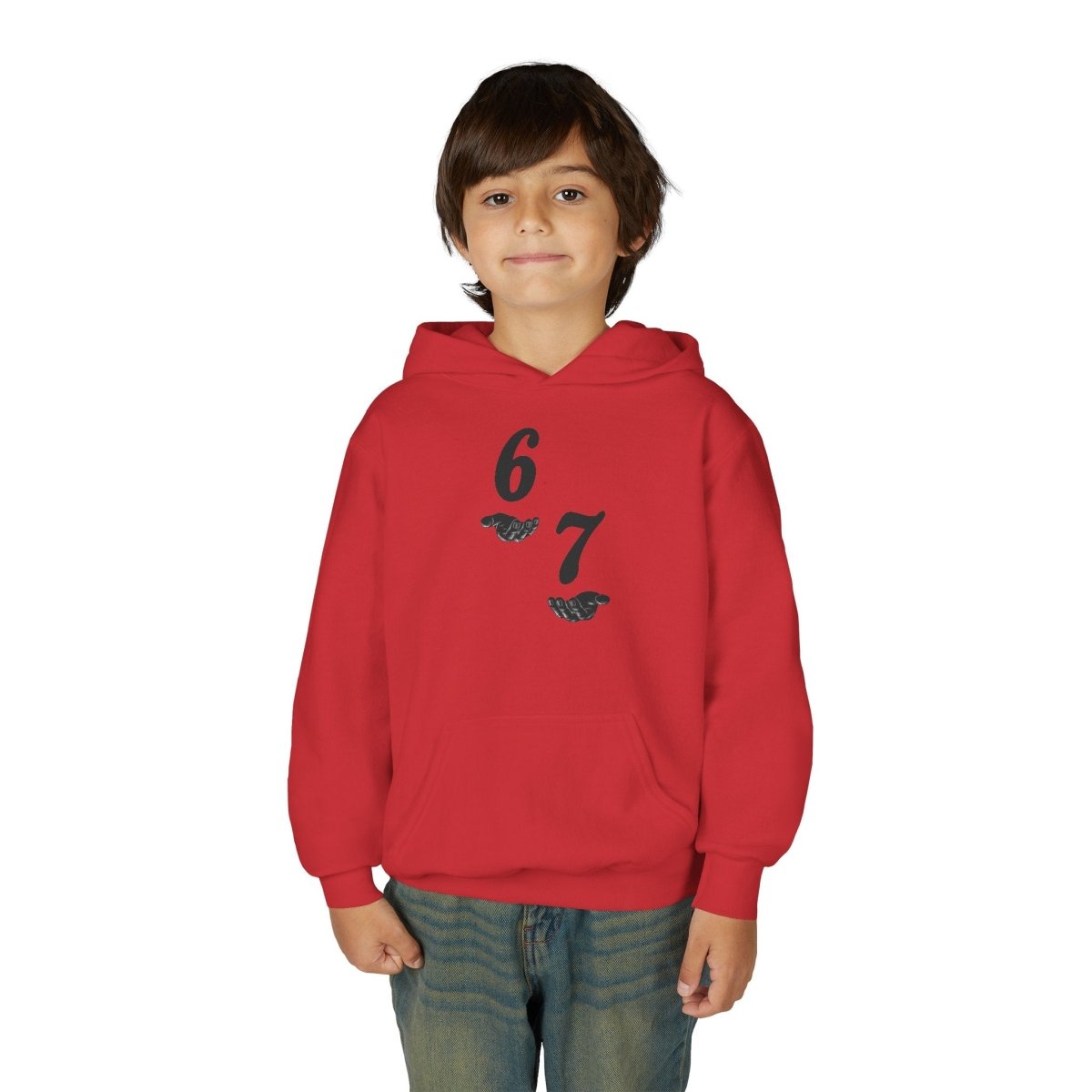 Youth Hoodie — 6 7 Graphic Hoodie - Sole & Drip