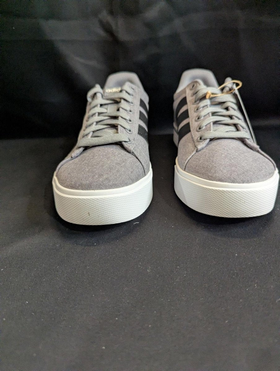 NEW Adidas Daily 4.0 "Grey Four" Black Stripes Men's Size 7.5 IF4493 Low Top - Sole & Drip