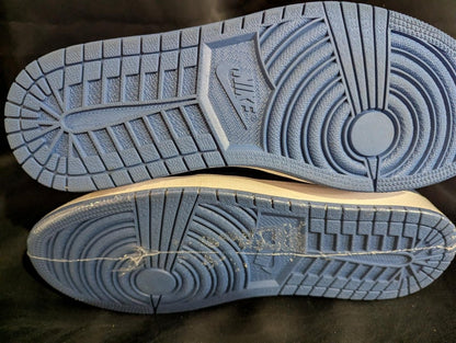 NEW NIB Air Jordan 1 High OG "Dark Marina Blue" Black Blue Size 12 555088 - 404 - Sole & Drip