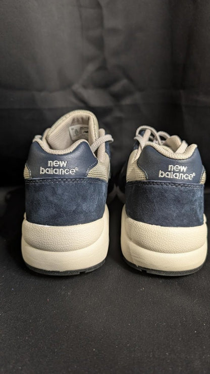 NEW NIB New Balance 580 Retro "Navy" REVlite Size 13 MRT580NV Blue Suede Rare - Sole & Drip