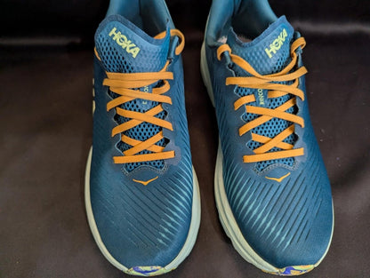 HOKA ONE ONE Rincon 3 Running Shoe Deep Lagoon/Ocean Mist Size 13 Used VGC - Sole & Drip