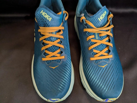 HOKA ONE ONE Rincon 3 Running Shoe Deep Lagoon/Ocean Mist Size 13 Used VGC - Sole & Drip
