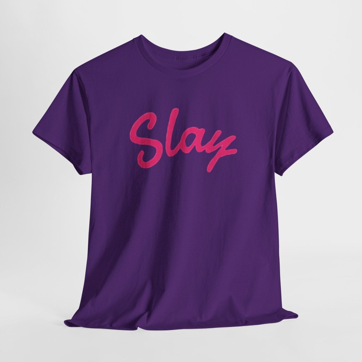 Slay Script T‑Shirt — Pink Script Graphic Tee for Trendy Women & Girls - Sole & Drip