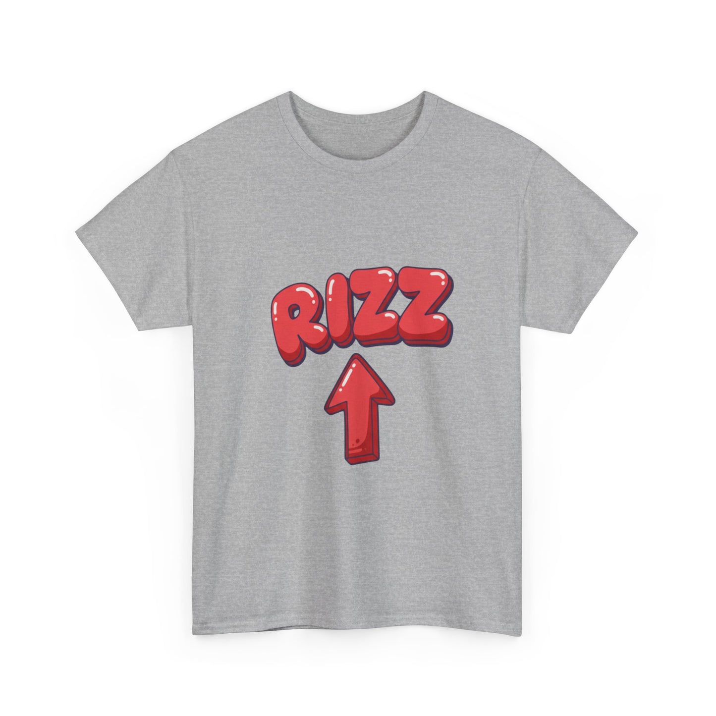 Adult Tee — Playful "RIZZ" Arrow Graphic Shirt