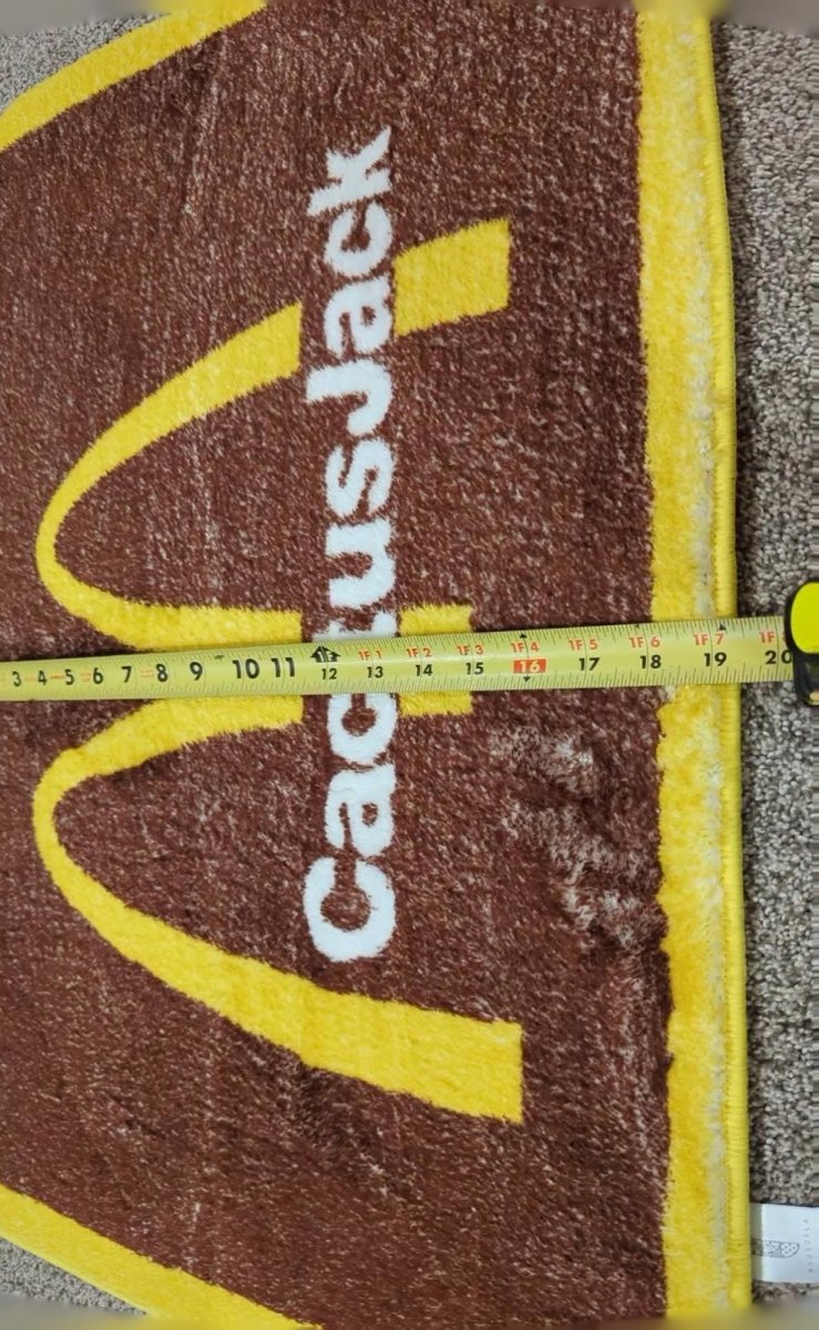 NEW Travis Scott x McDonald's Cactus Jack Arches Rug CJ Collectible Tufted - Sole & Drip