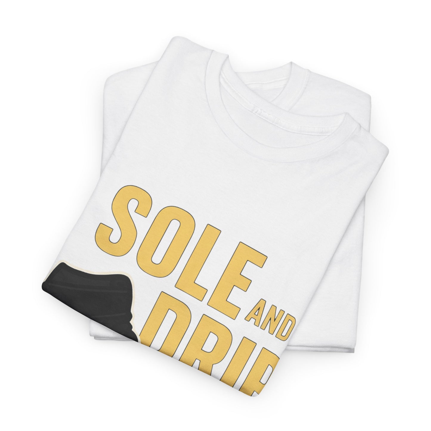Sole and Drip Short Sleeve Tee — Sneaker Graphic Shirt with 'SOLE AND DRIP' Design