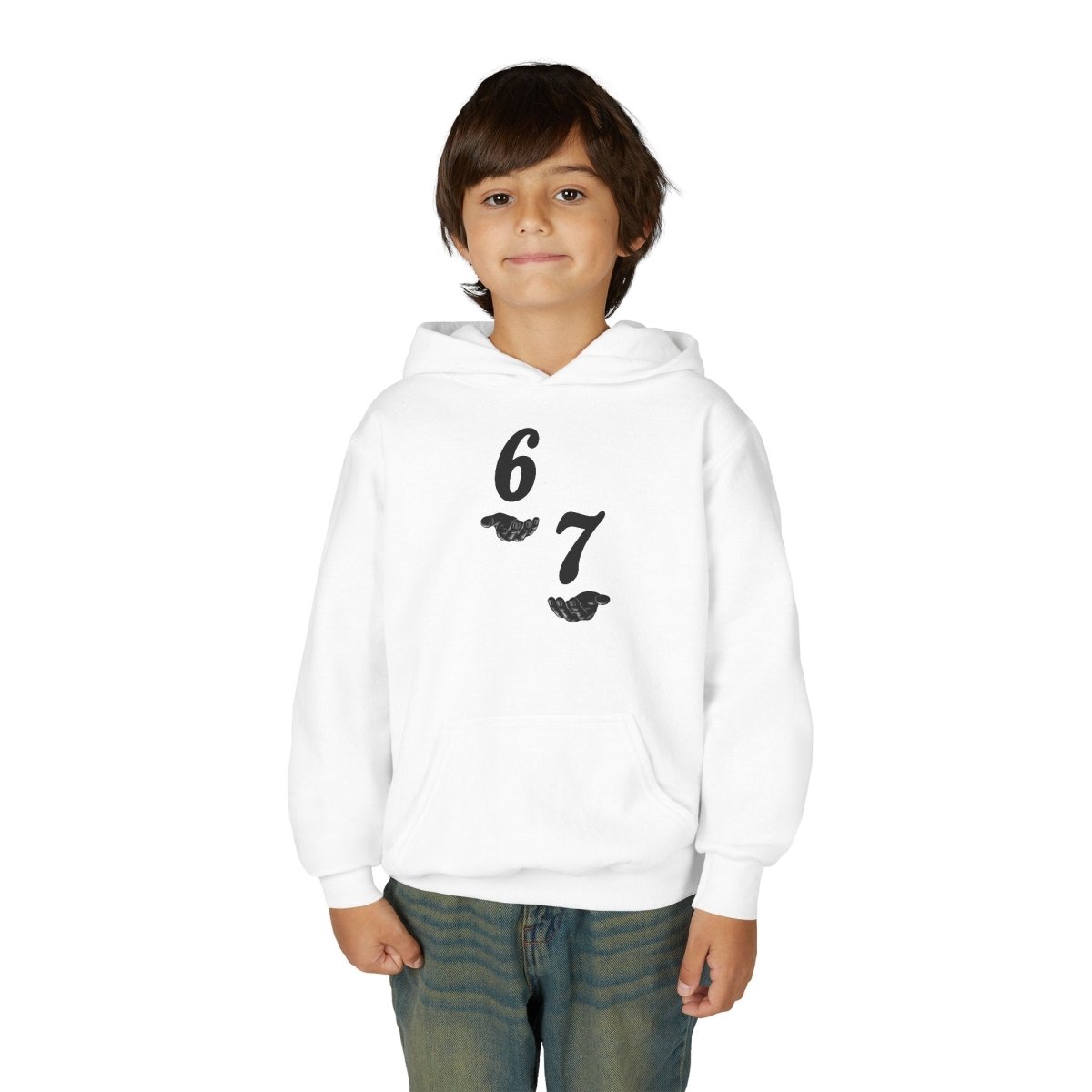 Youth Hoodie — 6 7 Graphic Hoodie - Sole & Drip