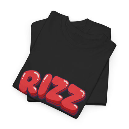 Adult Tee — Playful "RIZZ" Arrow Graphic Shirt