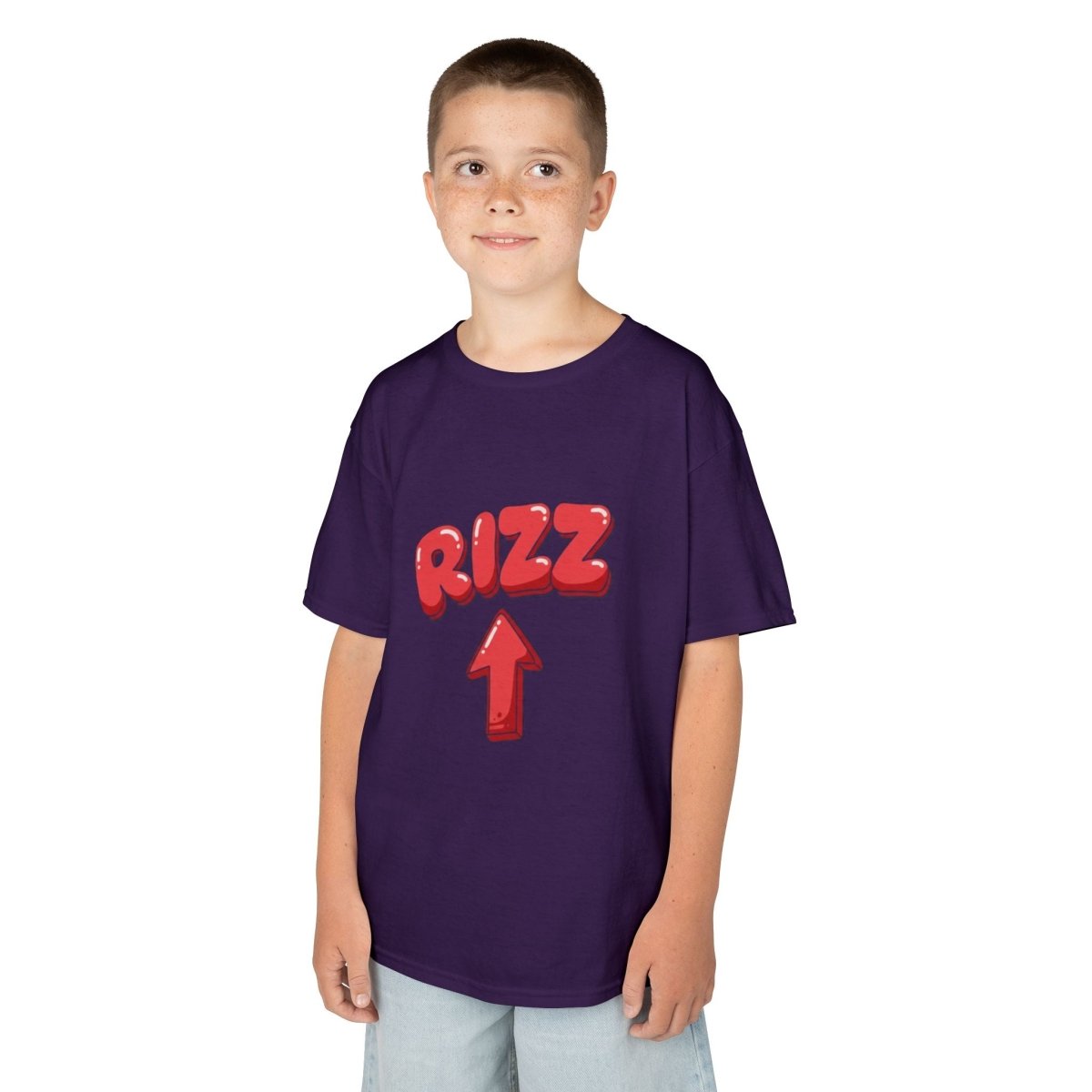 Kids Tee — Playful "RIZZ" Arrow Graphic Shirt - Sole & Drip
