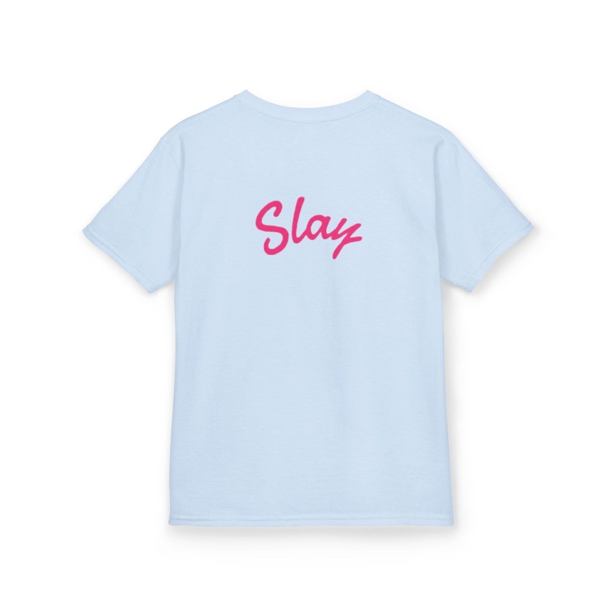Kids Tee — Pink “Baddie 67” Front & “Slay” Back Graphic - Sole & Drip