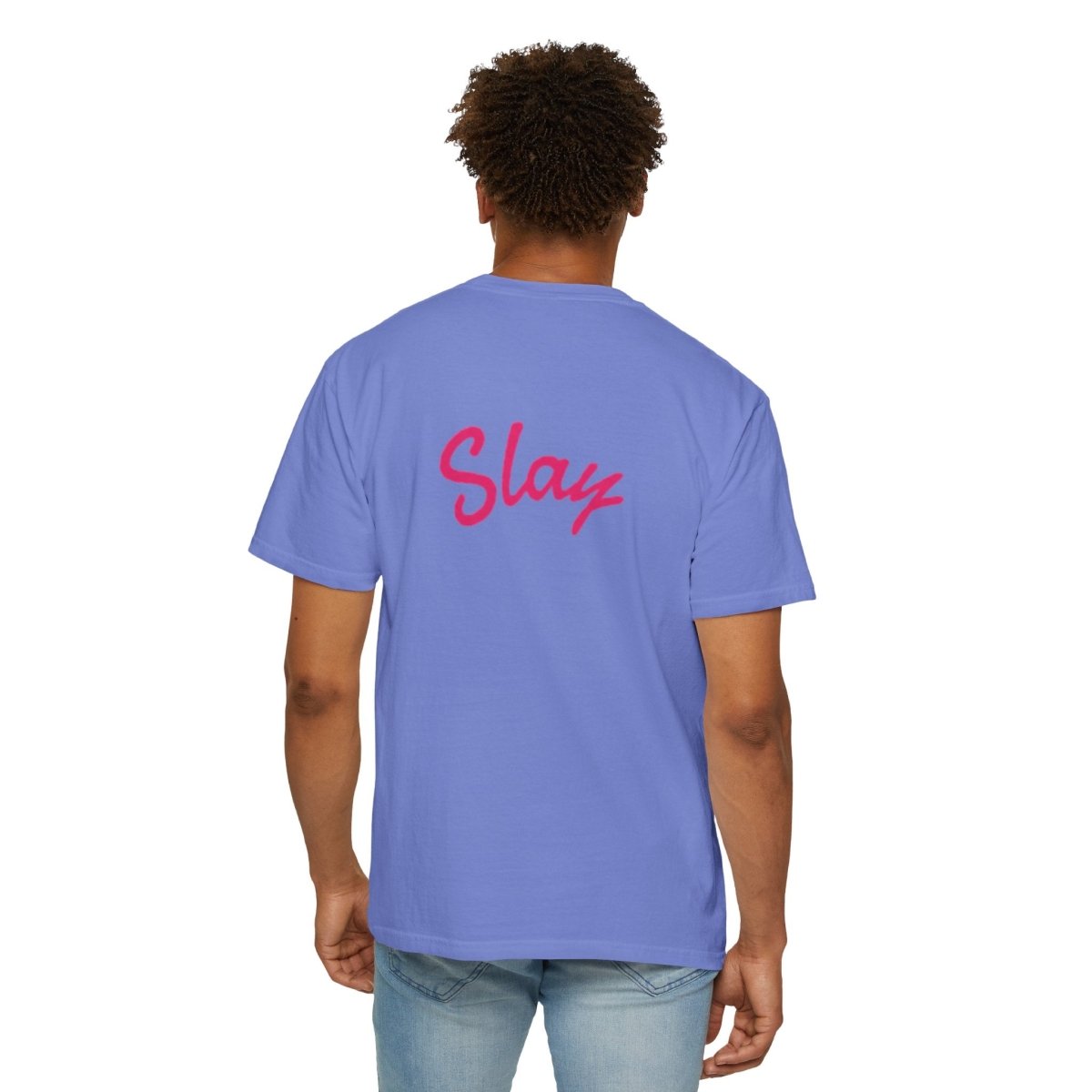 Baddie 67 T-Shirt — Pink Script "Baddie" Front & "Slay" Back - Sole & Drip