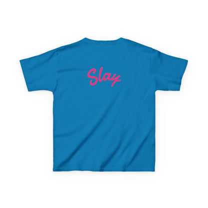 Kids Tee — Pink “Baddie 67” Front & “Slay” Back Graphic - Sole & Drip