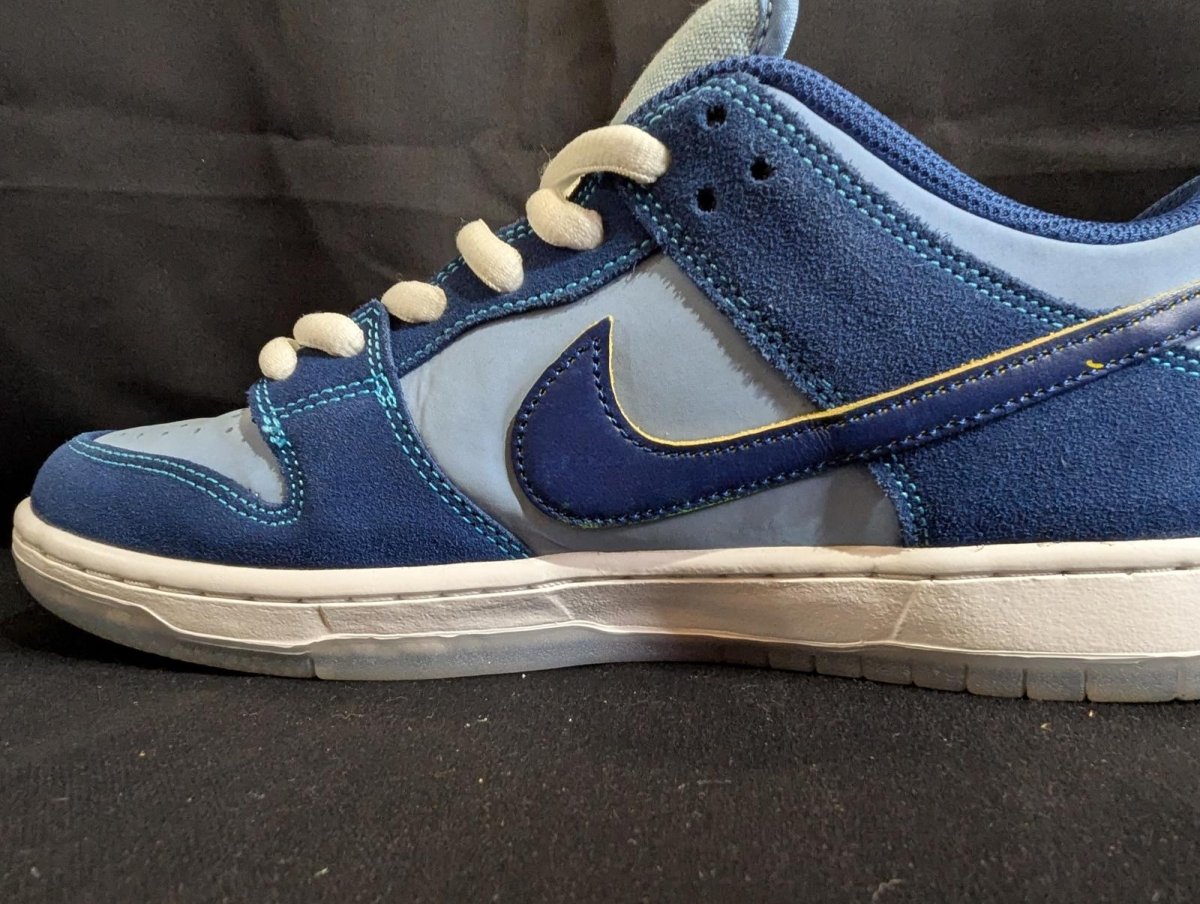Nike SB Dunk Low Pro "Why So Sad?" Blue Red Size 9 VNDS w/ Box DX5549 - 400 - Sole & Drip