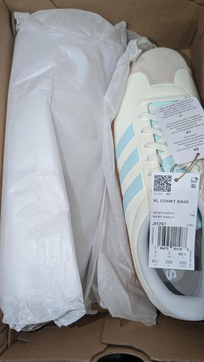 Adidas VL CourtBase Women's Sneakers - US Size 8.5 - NIB - Style JI1767 - Sole & Drip