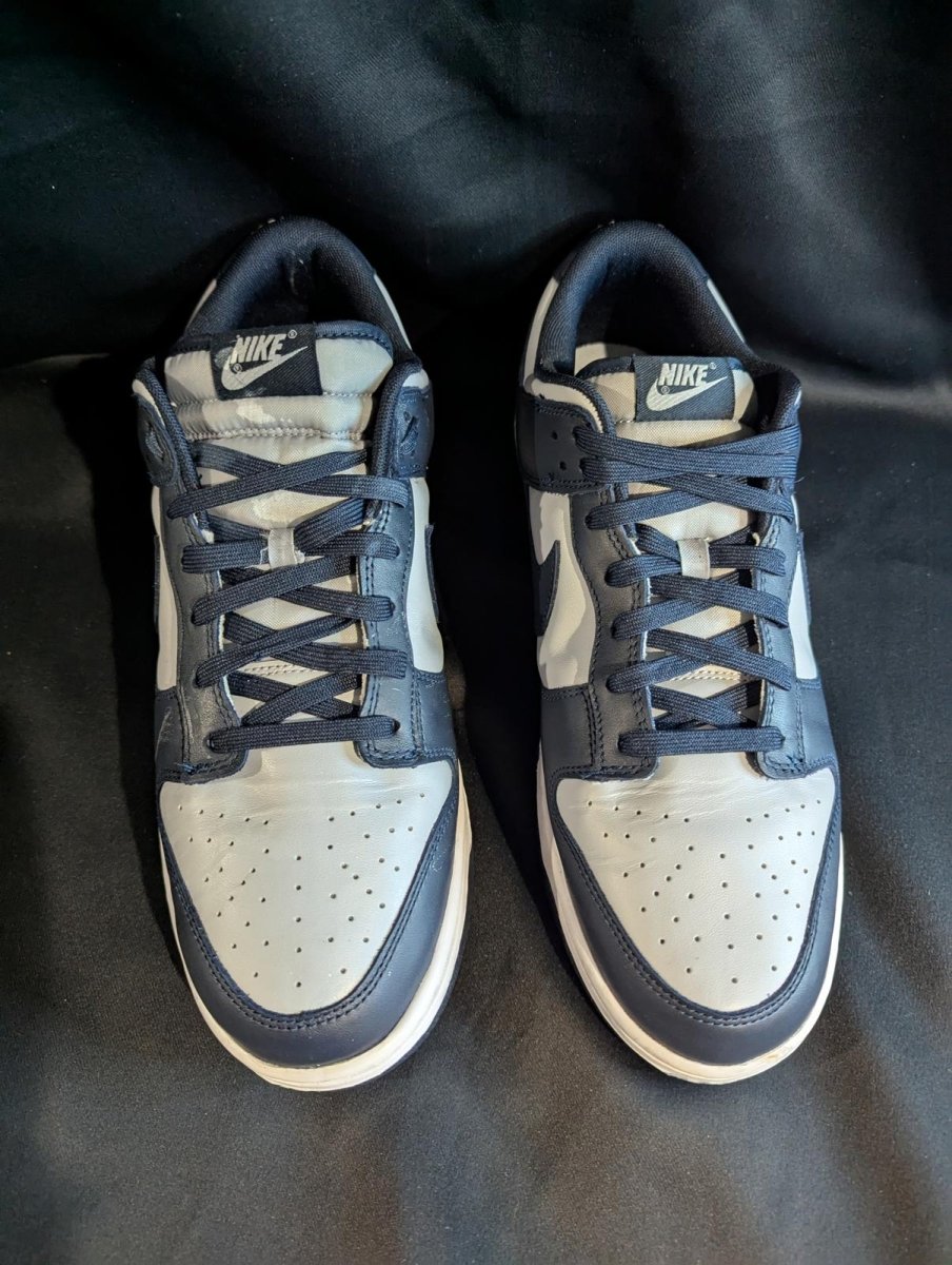 Nike Dunk Low "Georgetown" Size 13 Used VGC DD1391 - 003 Navy Blue Grey Read - Sole & Drip
