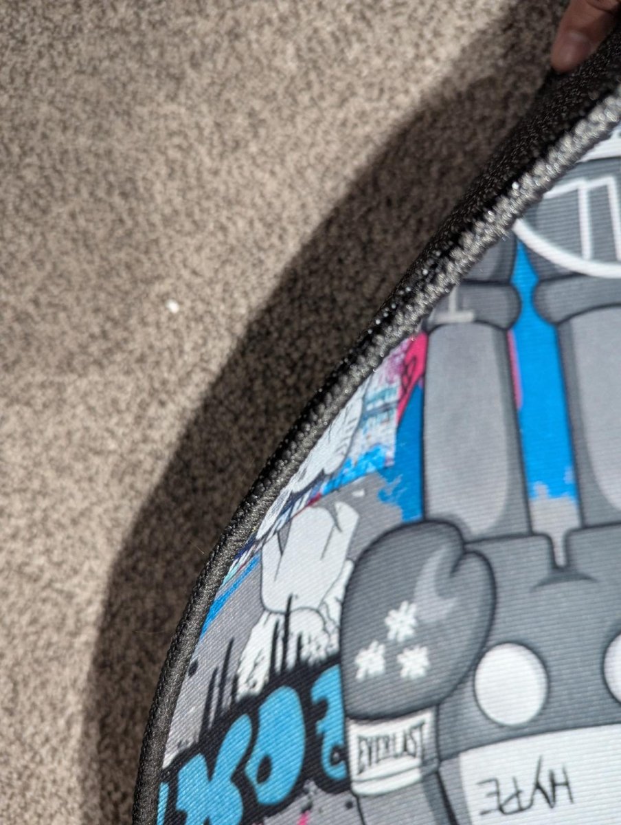 NEW KAWS Companion Boxer Graffiti Rug 32x18" Street Art Hypebeast Runner Mat - Sole & Drip