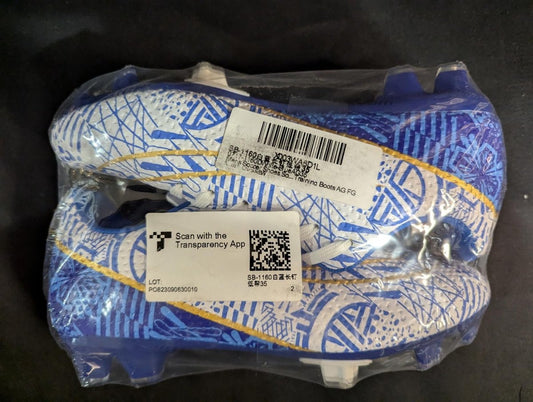 NEW Youth High - Top Football Soccer Cleats Black White Graphic EU 35 (US Y 3 - 4) - Sole & Drip