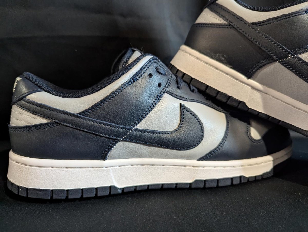 Nike Dunk Low "Georgetown" Size 13 Used VGC DD1391 - 003 Navy Blue Grey Read - Sole & Drip