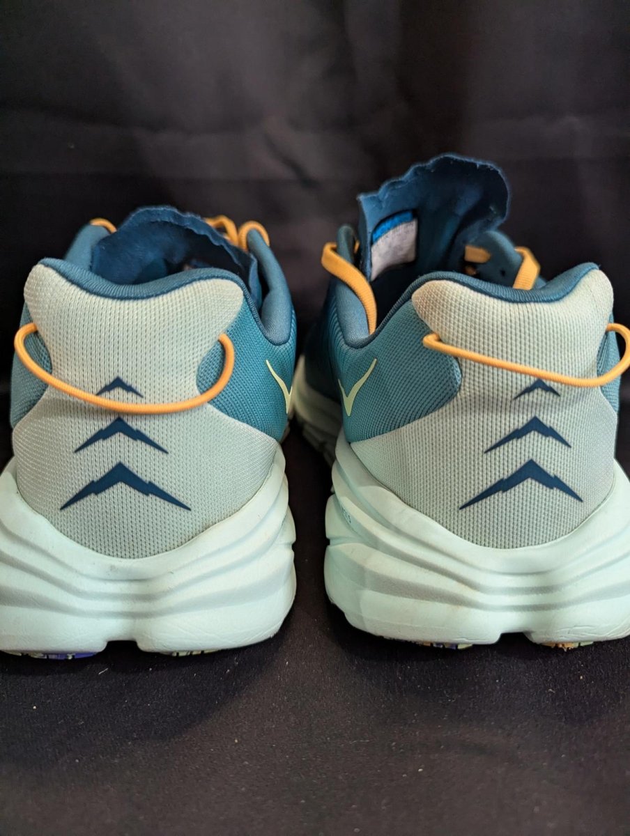 HOKA ONE ONE Rincon 3 Running Shoe Deep Lagoon/Ocean Mist Size 13 Used VGC - Sole & Drip