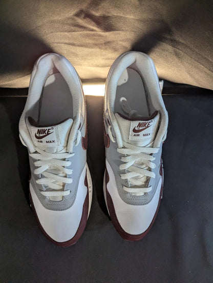 Nike Air Max 1 PRM "Mystic Dates" Size 11.5 Used VGC DB5074 - 101 Brown Grey AM1 - Sole & Drip