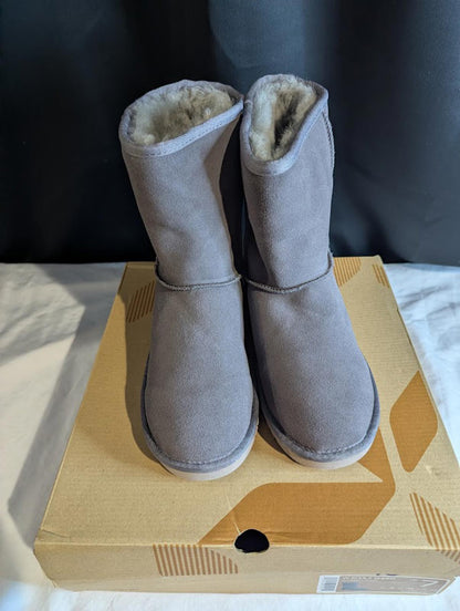 NEW KOOLABURRA UGG Koola Short Rabbit Grey Suede Boots Womens 7 1017090 W/Box