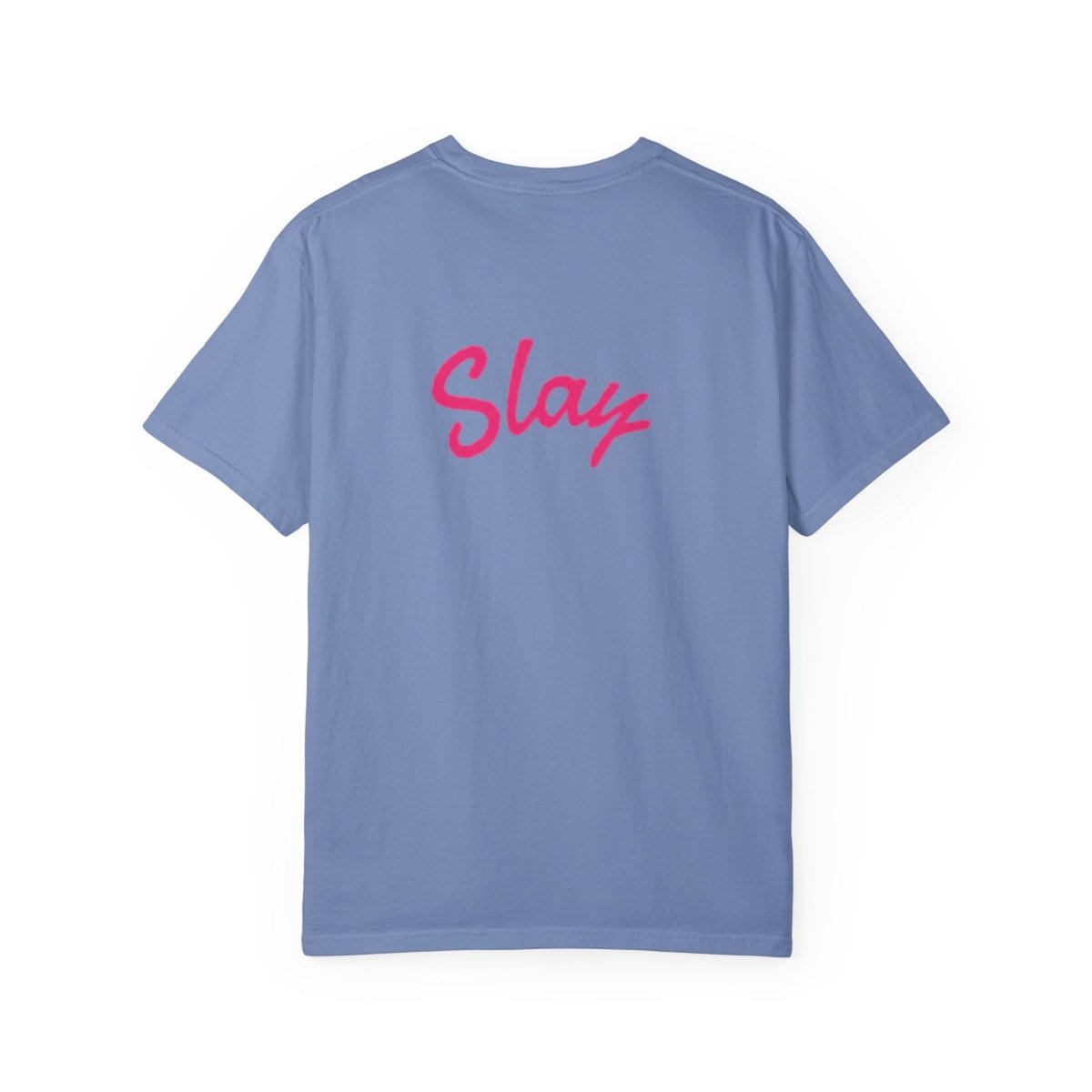 Baddie 67 T-Shirt — Pink Script "Baddie" Front & "Slay" Back - Sole & Drip