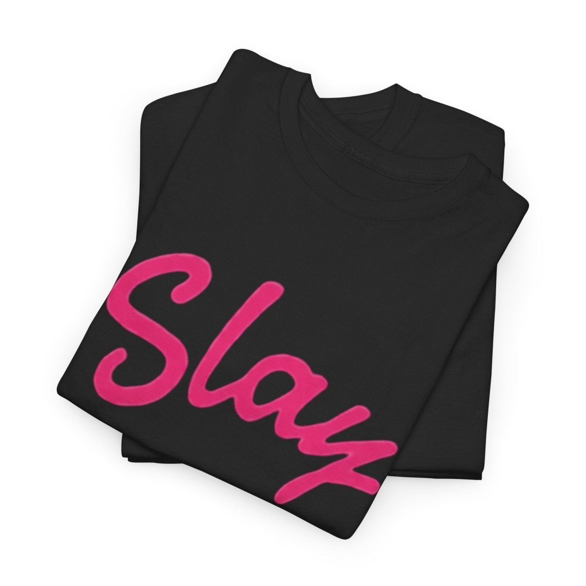 Slay Script T‑Shirt — Pink Script Graphic Tee for Trendy Women & Girls - Sole & Drip