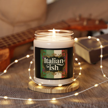 Italian-ish Scented Soy Candle, 9oz — Aromatic Gift for Foodies & Italy Lovers