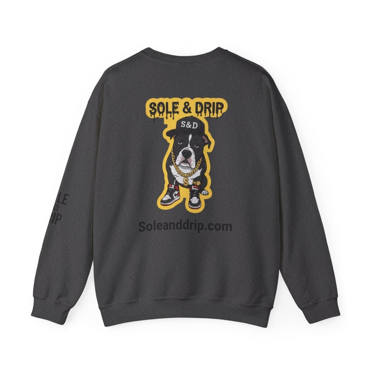 Sole and Drip Sweatshirt — Sneaker Graphic Shirt with 'SOLE AND DRIP' Design - Sole & Drip